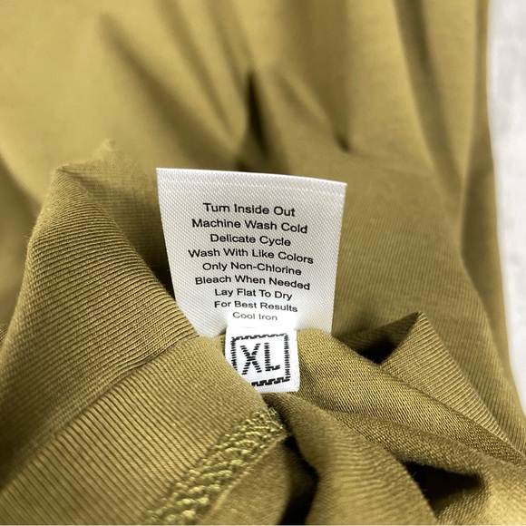 Universal Standard Tesino Washed Jersey Dress Size XL (26-28) Green - Picture 9 of 9